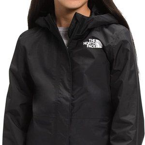 🆕The North Face Girls' Resolve Reflective Jacket, S (7/8) -TNF Black, NWT,Auth.